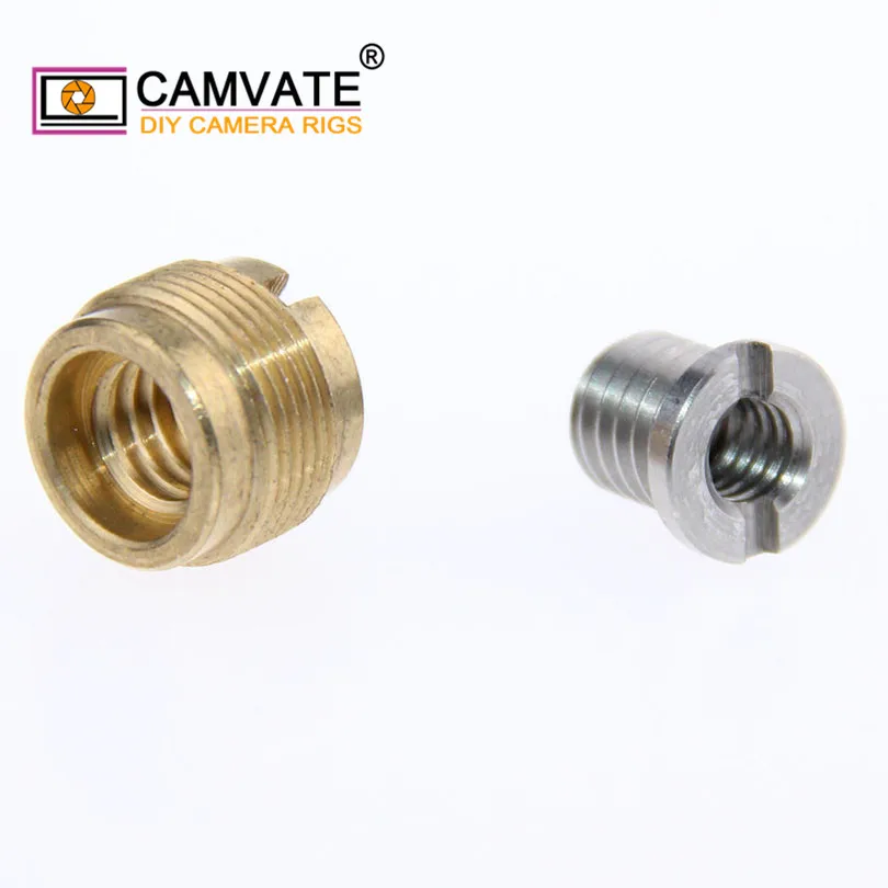 CAMVATE из 2 предметов микрофон с зажимом медной проволоки адаптер 1/4 &quot 20 до 3/8&quot 16