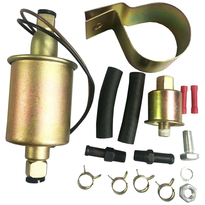New Automotive Universal Electric Fuel Pump With Installation Kit E8016S