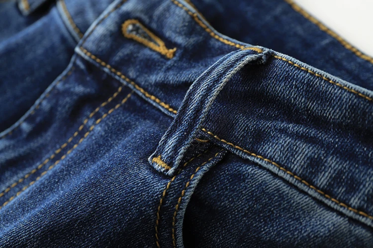 tamanho da curva calças de brim femininas primavera azul lavado namorado denim comprimento total calças soltas namorado jeans para mulher