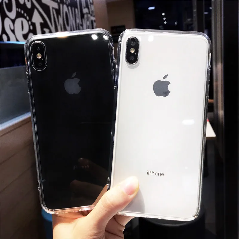 Ultra thin Clear Transparent TPU Silicone Case For iPhone XS MAX XR 6S 7 8 Plus Protect Rubber Phone Case For iPhone 11 Pro MAX