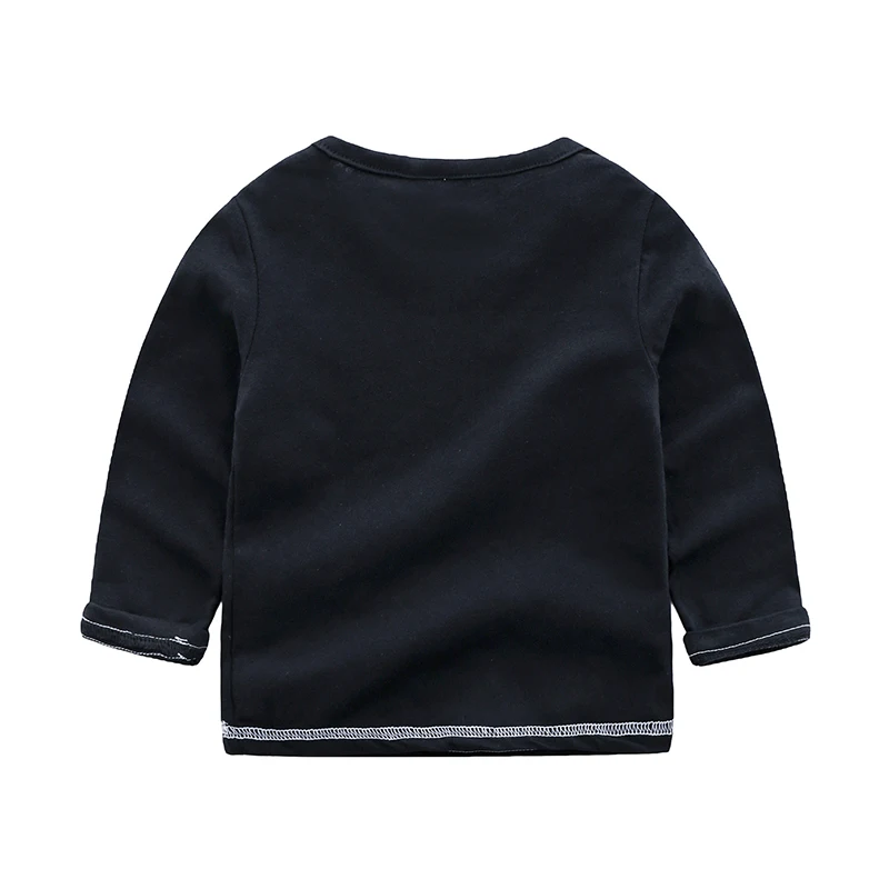 New Spring Autumn Baby Boy Tees Long Sleeve Fashion Letter Print T-Shirts Kids Tops Casual Blouse