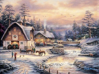 

cross stitch Oil painting R5067 11/ 14ct /16/28/27CT cloth cotton thread embroidery DIY handmade needlework 2