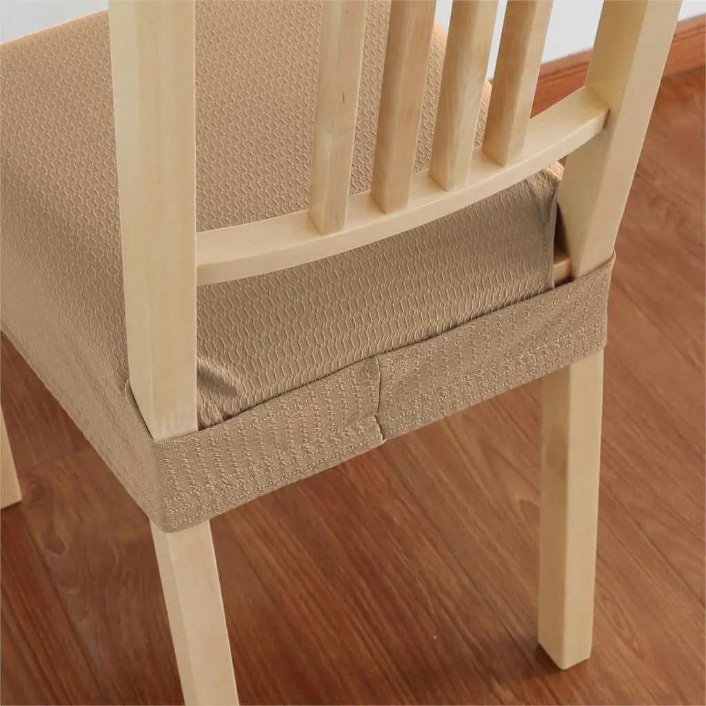 7 Solid Colors With Buckle Chair Cover Big Elastic Chair Covers Seat Slipcovers Stretch Removable Dining Hotel Seat Covers