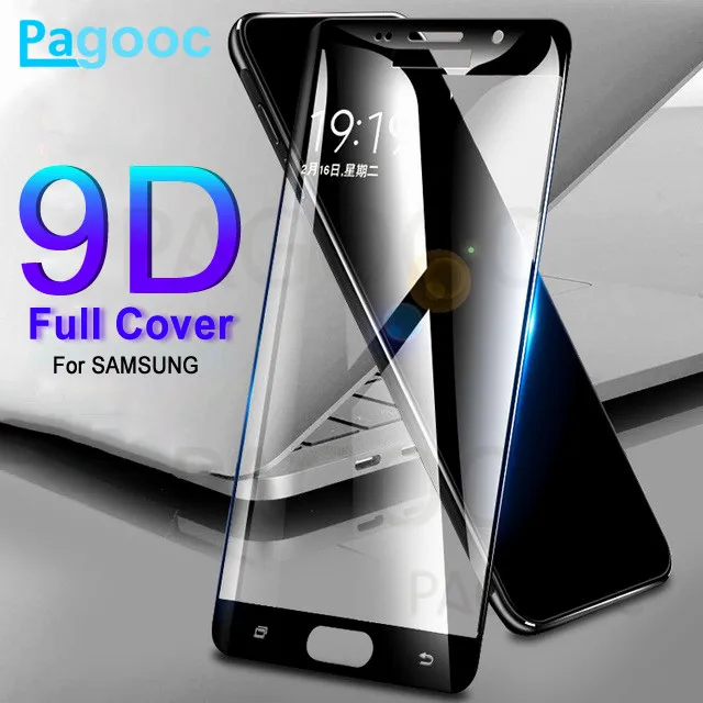9D закаленное Стекло на для Samsung Galaxy J3 J5 J7 A3 A5 A7 A510 J2 с полным покрытием защитная маска для лица, Стекло пленка