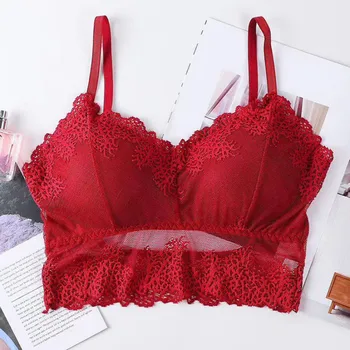 

Women Push Up Wireless Lace Underwear Top Fashion Sexy Soft Comfortable Bras 2020 New Arrivals