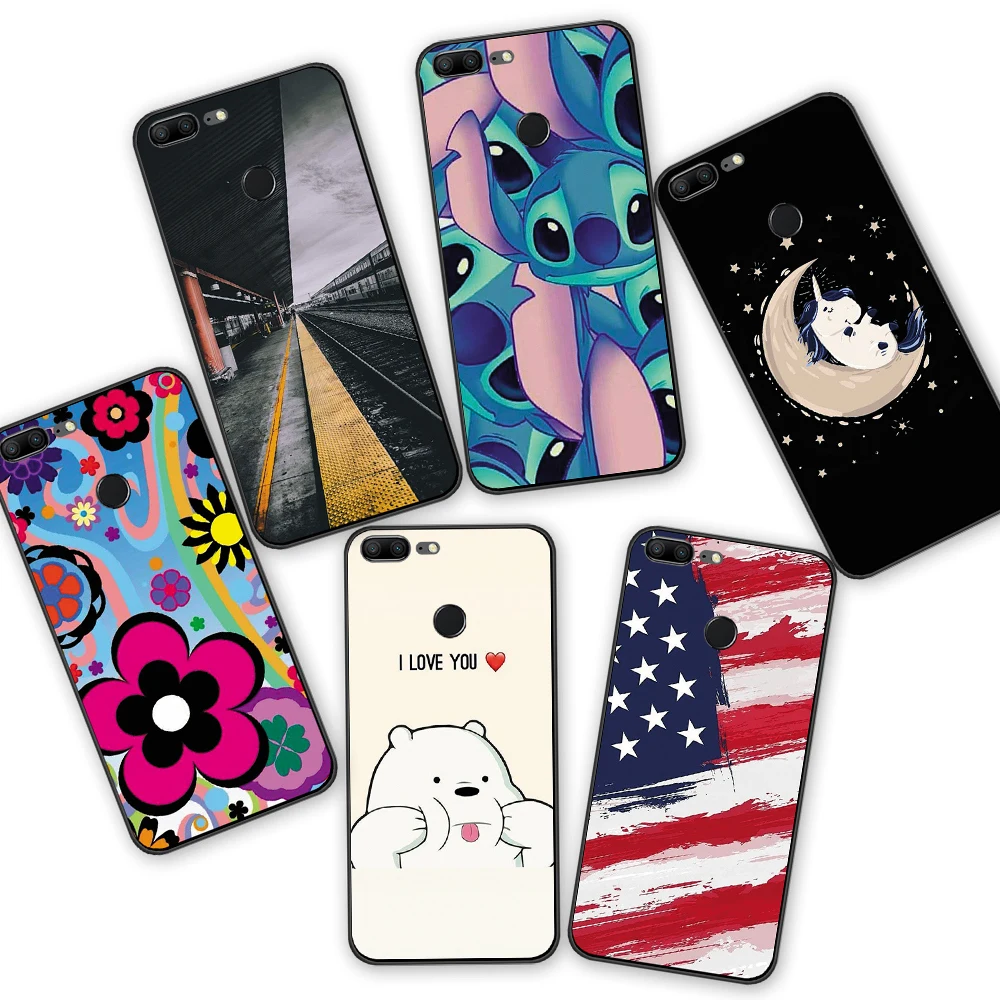 

Lovely cartoon animals Case cover for HUAWEI Honor 9lite silicone soft tpu cover For HUAWEI honor 9 Lite 2019 New Cases