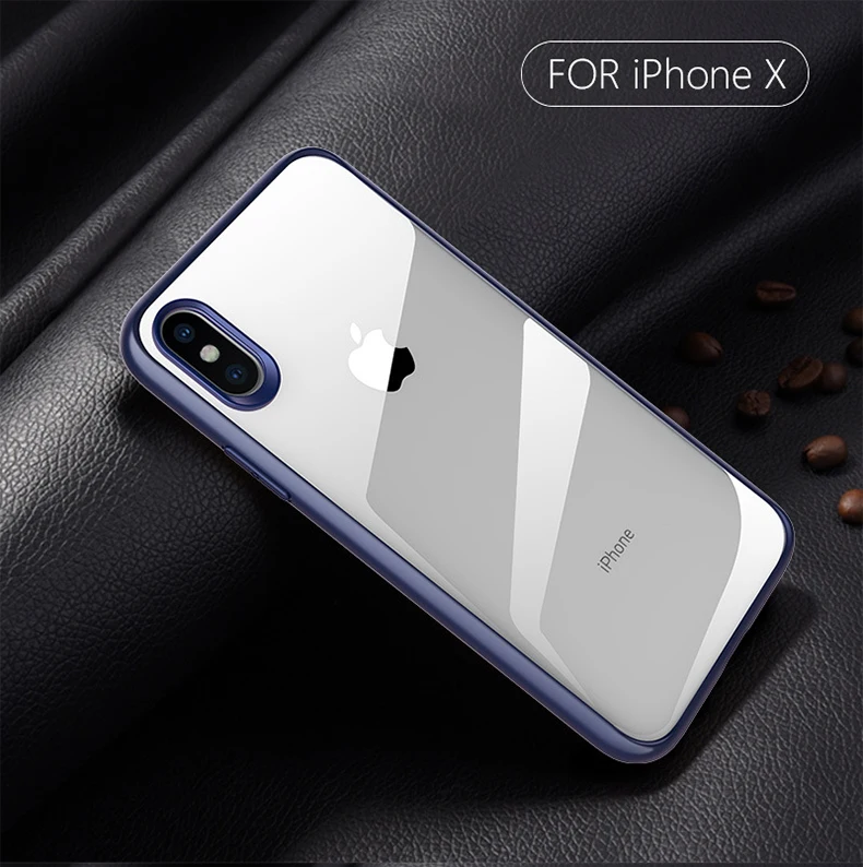 SUAIOCE Роскошный чехол для телефона для iPhone 11 Pro XS Max X XR прозрачный мягкий чехол из ТПУ для iPhone 7 8 Plus противоударный чехол-накладка