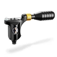 Новейшая, вращающаяся 8 Вт саморегулирующаяся тату машина DC 5,5 соединенная слайент для электрическая машинка для татуажа роторная тату машина пистолет M624A