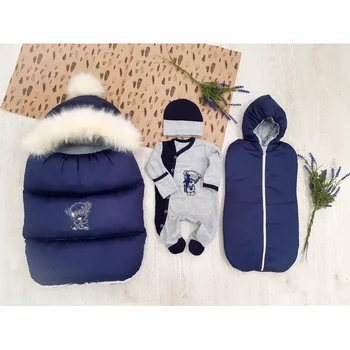 

Комплект для новорожденного "Мишутка" 4х предметный ЗИМА Комплекты на выписку и для прогулок 0-6 мес