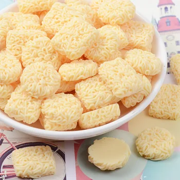 

10pcs Ramen Slime Charms Addition Toy Supplies Accessories DIY Filler for Fluffy Clear Crunchy Slime Clay noodles Kitchen toys