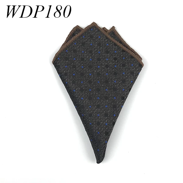 Новое поступление Полиэстер Тканый Цветочный платок свадебный бизнес карманные квадраты для мужчин подходящие Галстуки бабочка - Цвет: WDP180