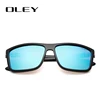 OLEY Men Polarized Sunglasses Brand Vintage Square Driving Movement Sun Glasses Driver Safety Protect UV400 Eyeglasses Y6625 ► Photo 3/6