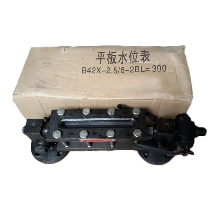 Sight glass level plate indicator working for liquids level gauge