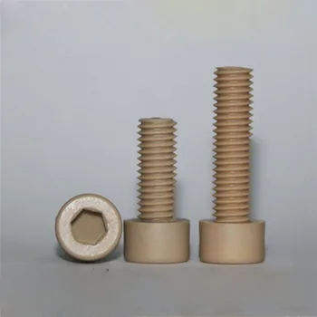 

1PCS Hex socket Screw Plastic High Temperature Resistance Cup head PEEK Bolt Preservative Screws M8