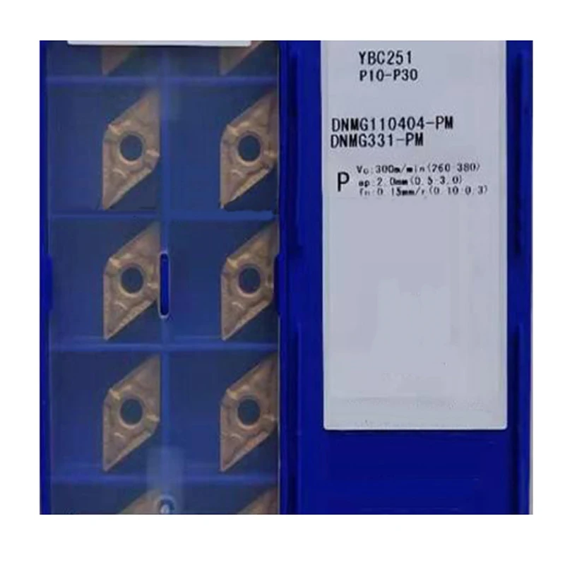 Carburo Di Inserti Dnmg Dnmg110404-Pm Dnmg110408-Pm Dnmg150404 Dnmg150412 Dnmg150604 Dnmg150612 Dnmg150616-Pm Ybc251 Per Acciaio Inox