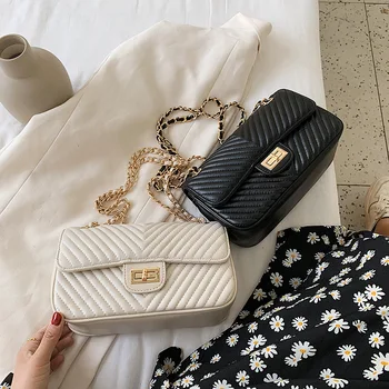 

Brand Original Design Texture Fairy Bag 2020 New Fashion Chain Shoulder Messenger Bag Chain Square Bag