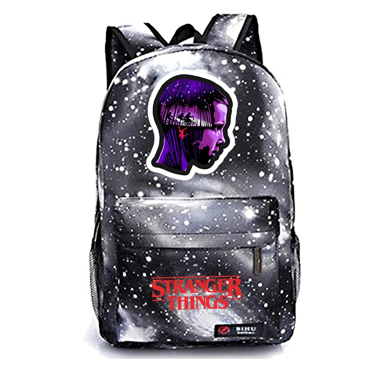 12 Hot Stranger Things Galaxy Backpack Popular Pattern Laptop Shoulder Knapsack Beautiful Children Boys Girls School Book Bag - Цвет: 12