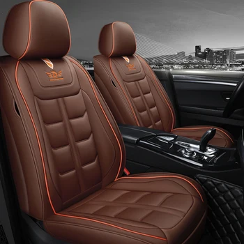 

Full Coverage Eco-leather auto seats covers PU Leather Car Seat Covers for lada ladaclassic priora vesta lada44 grantavu