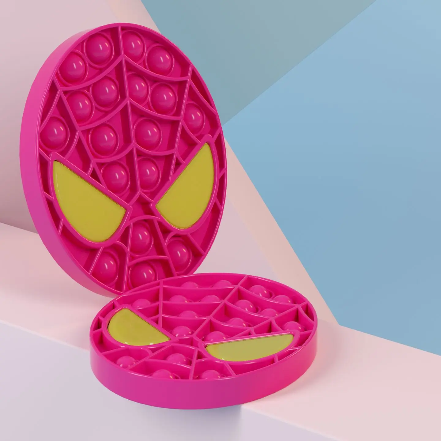 Spiderman Push Pop for it Bubble Fidget Toy Sensory Stress Relief Special Needs 