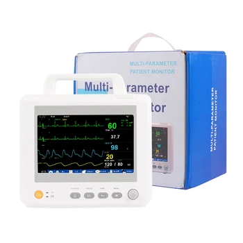

Patient Monitor Medical Equipment 7 inch 6 Parameters NIBP,Spo2, PR,ECG,RESP,TEMP ICU/CCU Multi-parameters Patient Monitor
