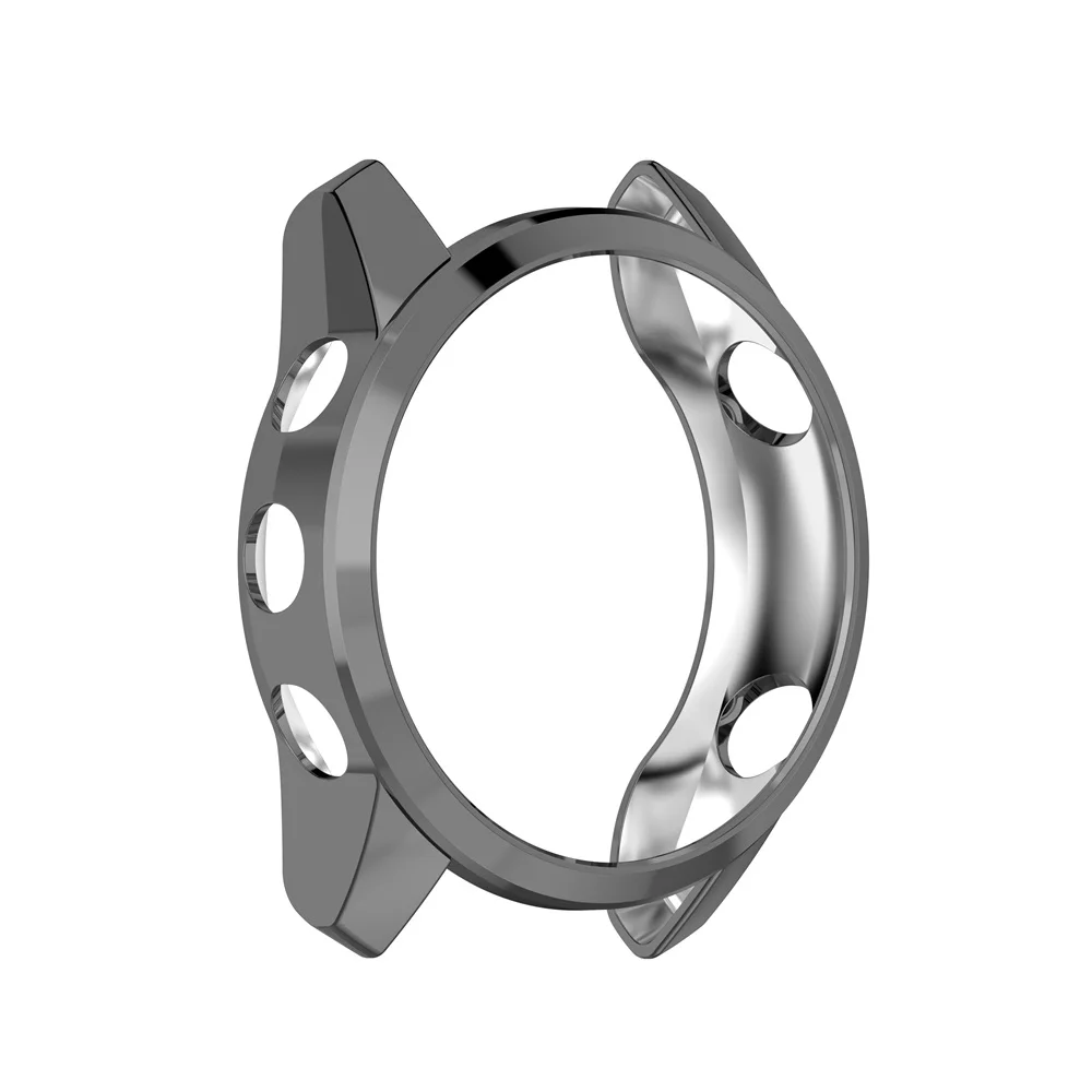 FIFATA Plating TPU Protective Case For Garmin Forerunner 745 Watch Cover Protector Bumper Frame For Garmin Forerunner745 Shell 