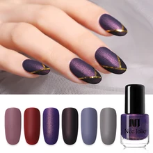 NEE JOLIE 3,5 мл Лак для ногтей матирующий эффект Чистый Розовый Белый Желтый цветной дизайн ногтей маслянистый лак для ногтей DIY дизайн красоты