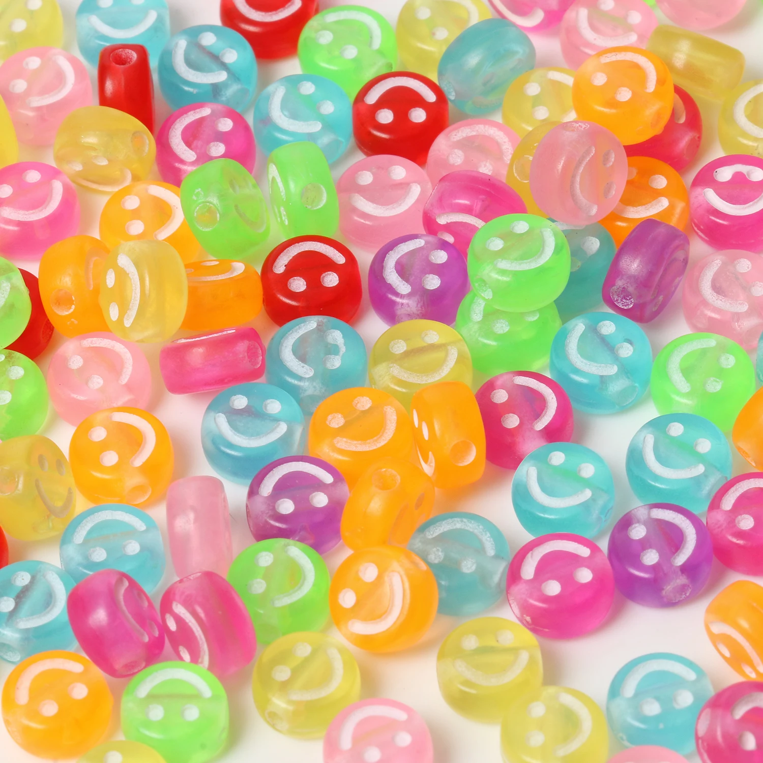 Vibrant Alphabet Acrylic Beads