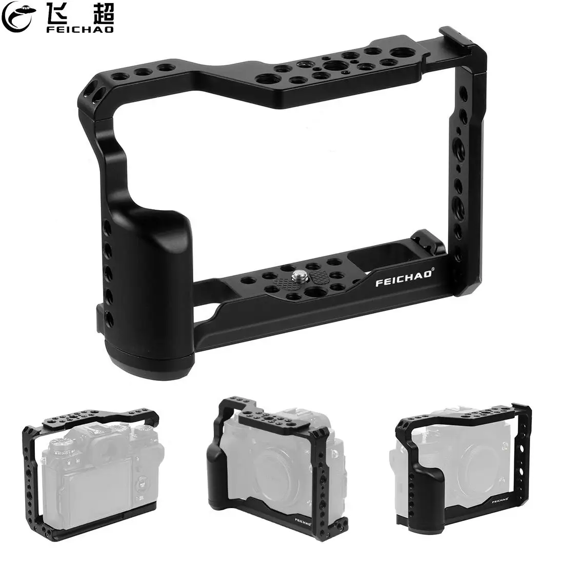 

XT2 XT3 Camera Cage Top Handle for Fujifilm X-T3 X-T2 DSLR Video Film Movie Rig Stabilizer Protective Case CNC Aluminum Alloy