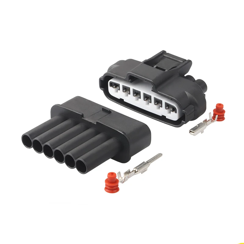

5 sets of 6-pin Toyota Mazda Hilux accelerator pedal male and female automobile waterproof electronic throttle connector 7283-19