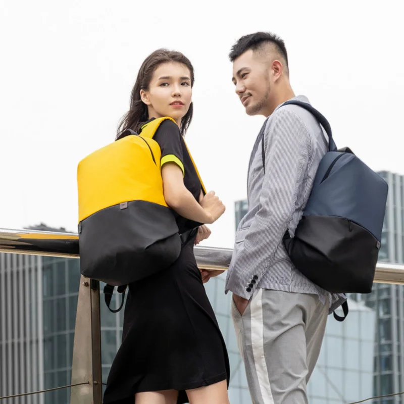 Xiaomi 20L для мужчин и женщин рюкзак водонепроницаемый полиэстер подростковый 15,6 дюймов ноутбук сумка легкий открытый Tra