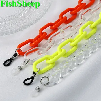 

FishSheep 2020 Fashion 70cm Acrylic Glasses Chain Hanging Neck Chain Sunglasses Lanyard Strap Reading Glasses Accessories Summer