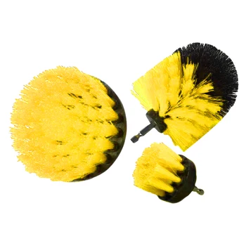 

3pcs Power Scrubber Brush Set For Bathroom Drill Scrubber Brush For Cleaning Cordless Drill Attachment Kit Power Scrub Brush