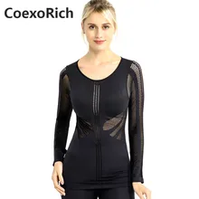 Женские футболки для спортзала, топы для тренировок, быстросохнущие футболки для йоги, спортивный топ с длинным рукавом, открытая одежда для фитнеса