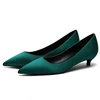 Sweet Shoes 3CM Low Heel Basic Solid Ladies Pointed Toe Stiletto High Heels Slip On Shoes Spring Pumps Shoes Big Size N0033 ► Photo 2/6