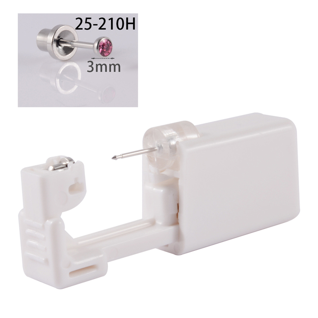 Disposable Sterile Ear Piercing Unit NO PAIN Piercer Tool Machine Kit Stud Cartilage Tragus Helix Piercing Gun DIY Jewelry