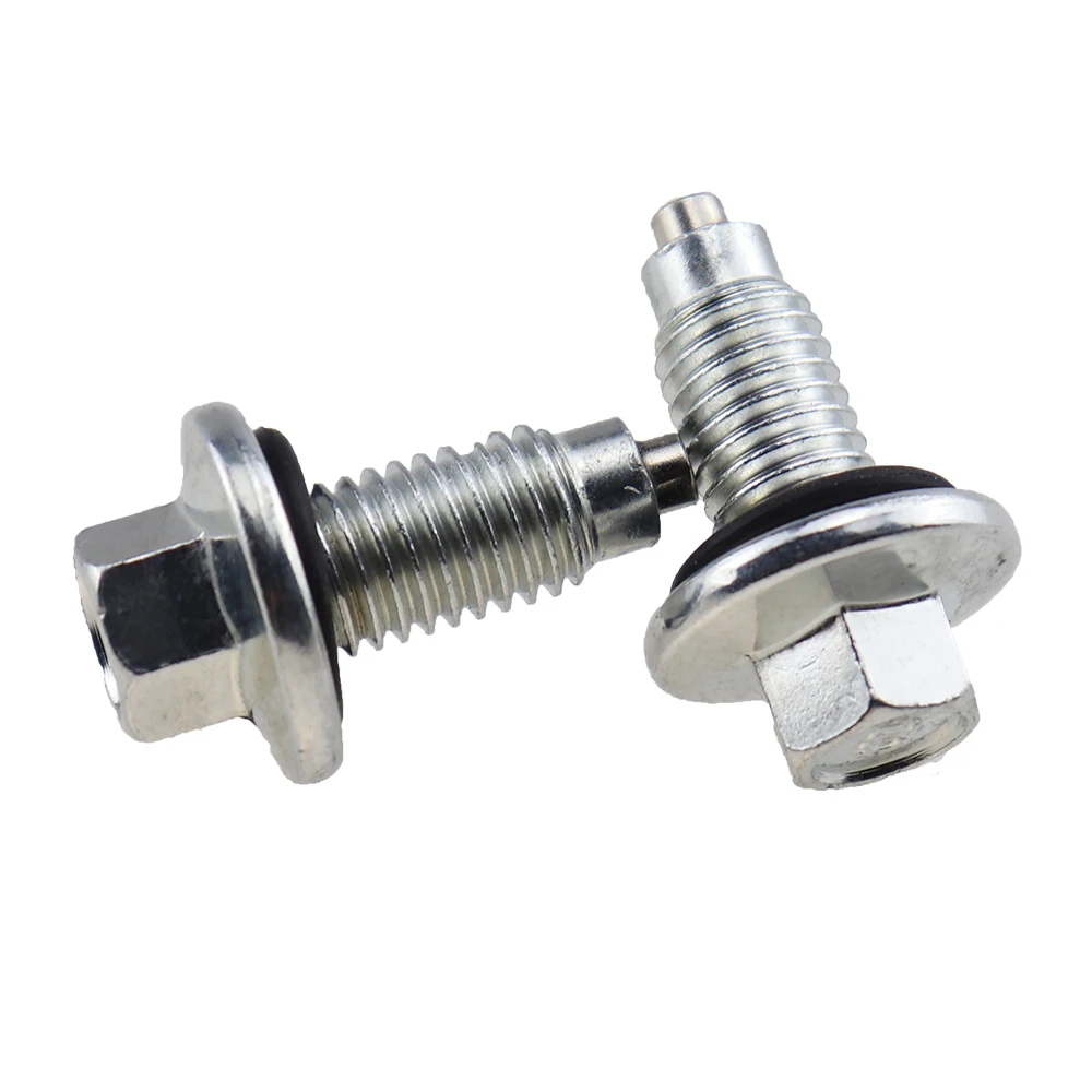 Oil Drain Plug Magnetic Engine Oil Pan Drain Nut Sump Plug Bolt Protection Washer 1pcs M12&times;1.75 for GM Saturn Cadillac Buick Chevrolet 11562588