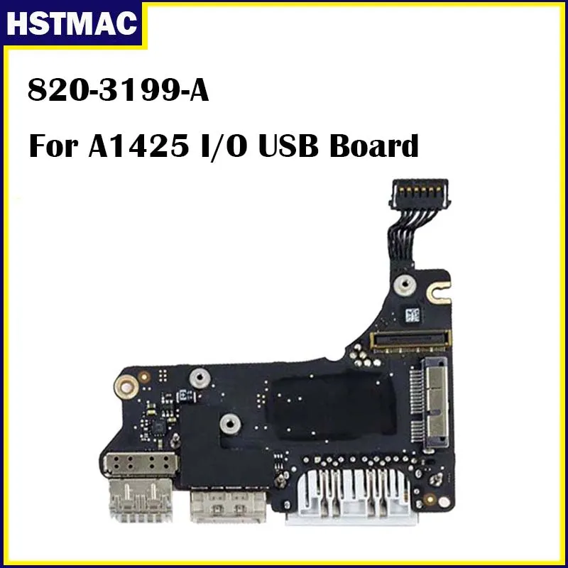 

Original 820-3199-A A1425 Audio Power Board For Macbook Pro 13.3 Inch Retina A1425 USB DC I/O Jack 2012 2013 Year Tested
