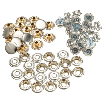

Screw Snap Fastener Kits Buttons Socket 9mm Boat Caravans Leather Jackets