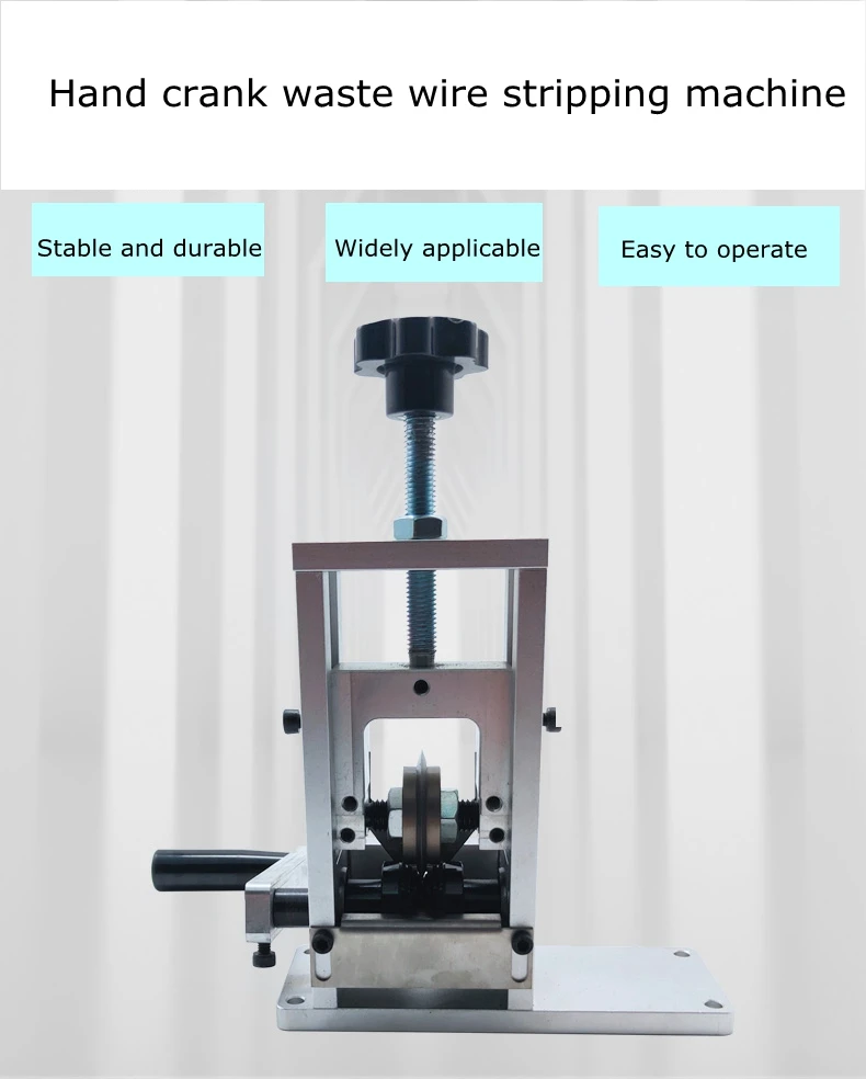 Nova máquina de descascar fios e cabos