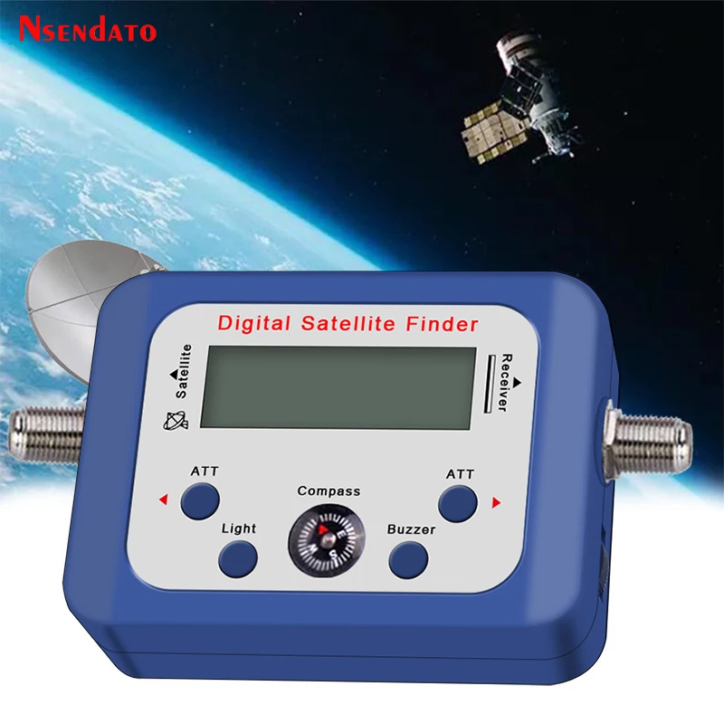 

Digital Satfinder satellite finder With LCD Screen Display Compass TV Satellite signal meter Sat Finder Tester receptor locator