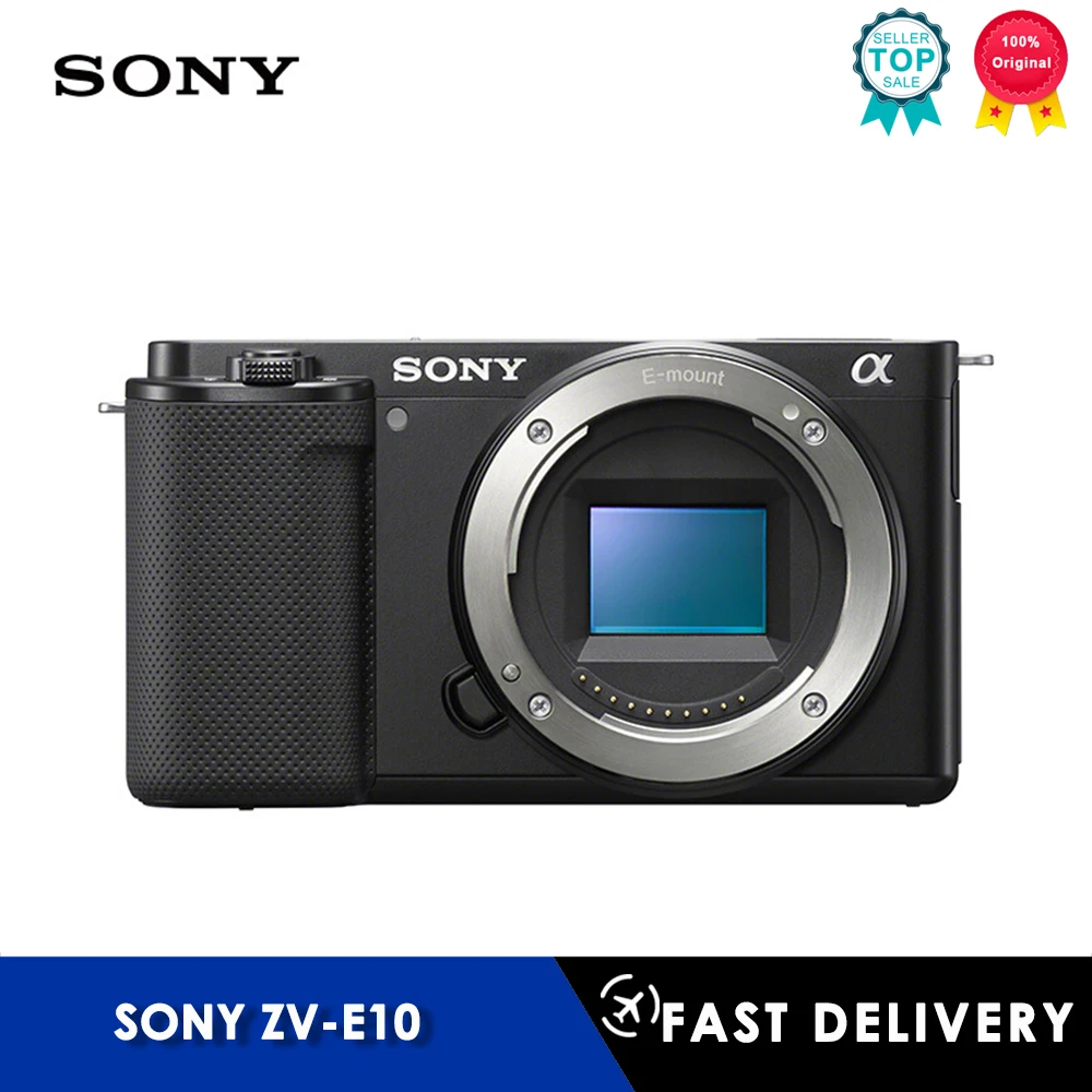 SONY ZV-E10 Alpha ZV-E10-APS-C Interchangeable Lens Mirrorless Vlog Camera Body