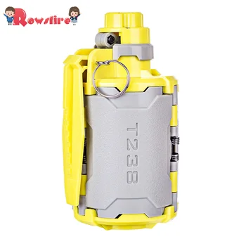 

DIY Gun Toy Water Gel Blaster Set With Time-Delayed Function For Gel Ball BBs Airsoft Wargame - Grey + Yellow