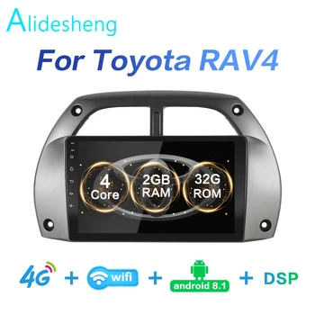 

2GRAM+32GROM DSP 2 din Android 8.1 4G NET Car Radio Multimedia Video Player for For Toyota RAV4 2001 2002-2006 years WiFi BT