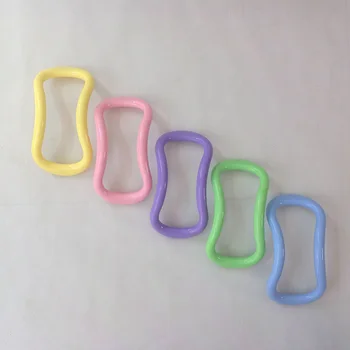 

Random Color 2Pcs Yoga Stretching Ring Magic Yoga Circle Fascia Ring Fitness Ring Yoga Auxiliary Pilates Circle Ring