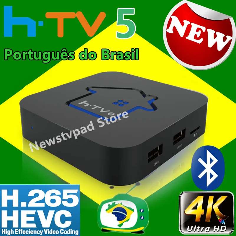 

htv box 5 brasil BOX HTV6 BTV Brazilian Portuguese TV Internet Streaming box Live IPTV Movie HTV BOX 6 Brazil 4K Media Player