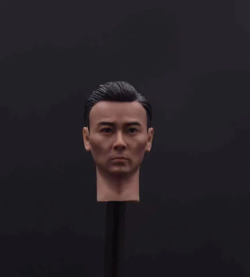 

1/6 Scale Max Zhang Head Carving Male Soldier Kongfu Star Head Sculpt for 12in Action Figure Toy Collection