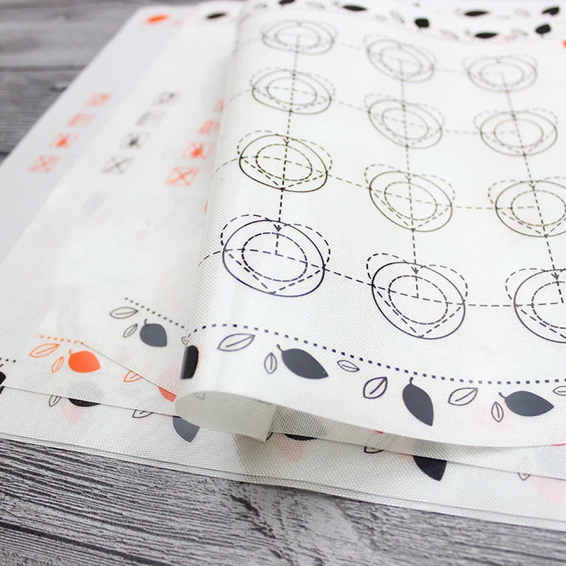 

Silicone Baking Mat Fondant Bakeware Macaron Oven Baking Tools for Cakes Pastry Tools Sheet Dough Roll Mats Pad 29x26cm