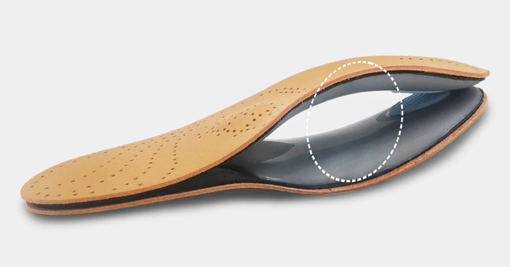 Ортопедическая стелька из кожи премиум-класса для обуви с плоской подошвой, ортопедическая прокладка для коррекции здоровья ног