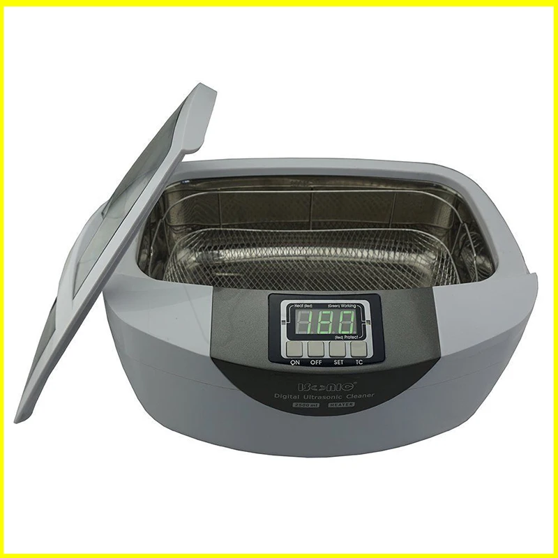 

2.5L Digital Ultrasonic Cleaner Tattoo Dental Jewerly Stainless Steel Tank Timer