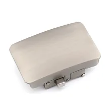 Automatic Men Belt Buckle Black Silver Color Trendy Alloy Fit for 3.5cm Leather Waistband Western Boyfriend Apparel Accessories